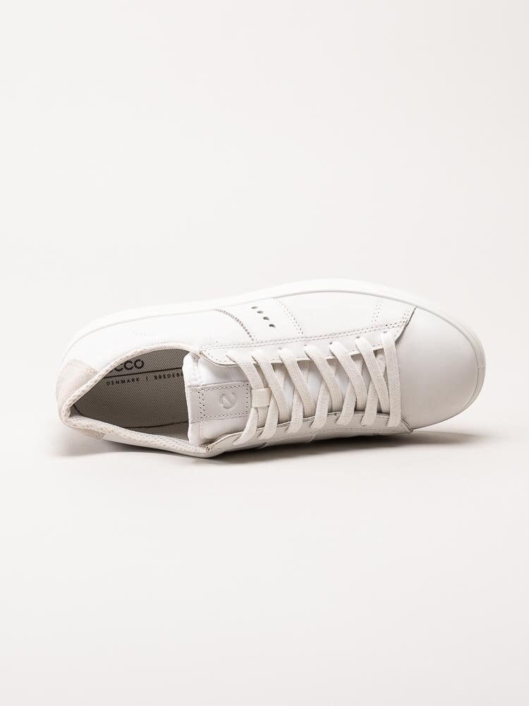 Ecco - Street Lite W - Vita sneakers i skinn