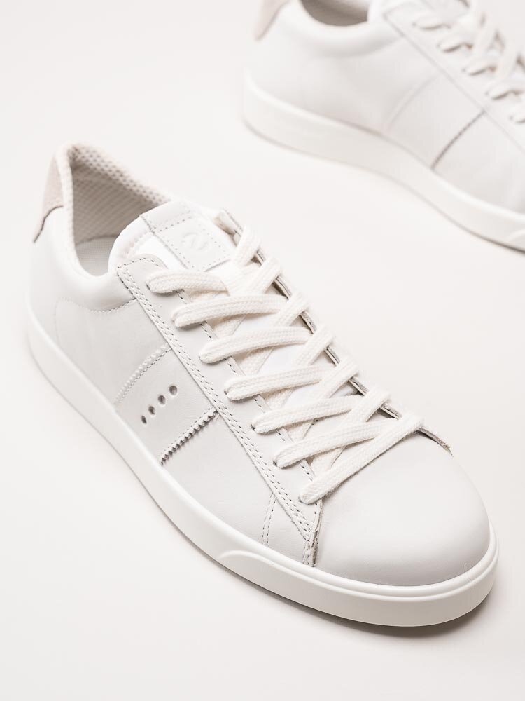 Ecco - Street Lite W - Vita sneakers i skinn