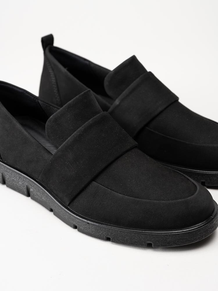 Ecco - Bella - Svarta loafers i nubuck