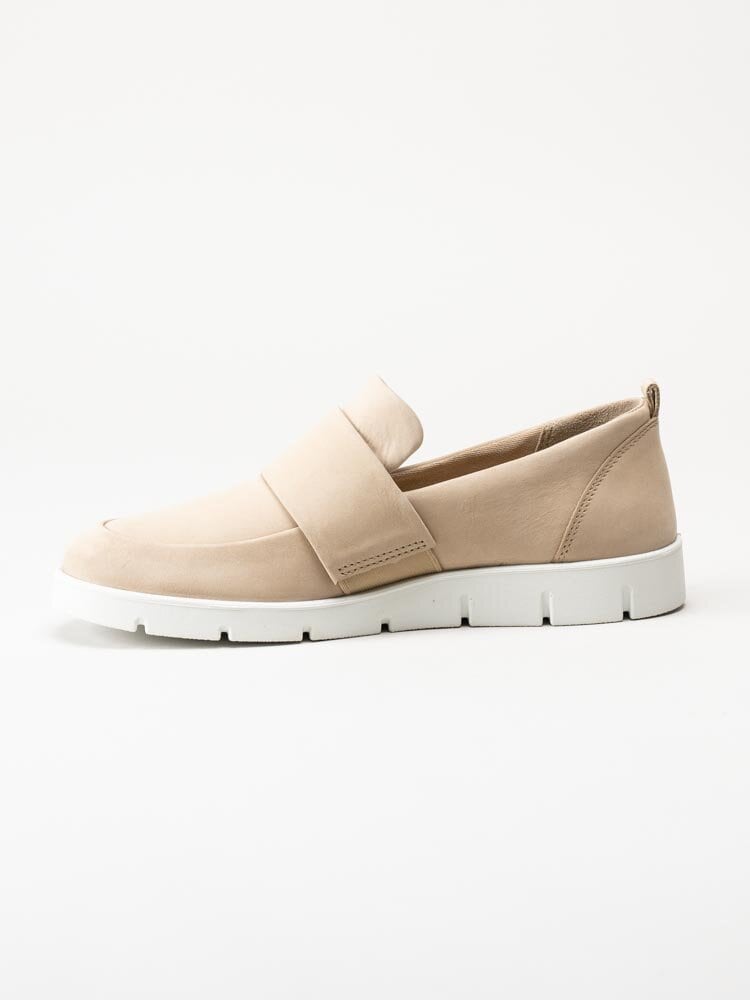 Ecco - Bella - Beige loafers i nubuck