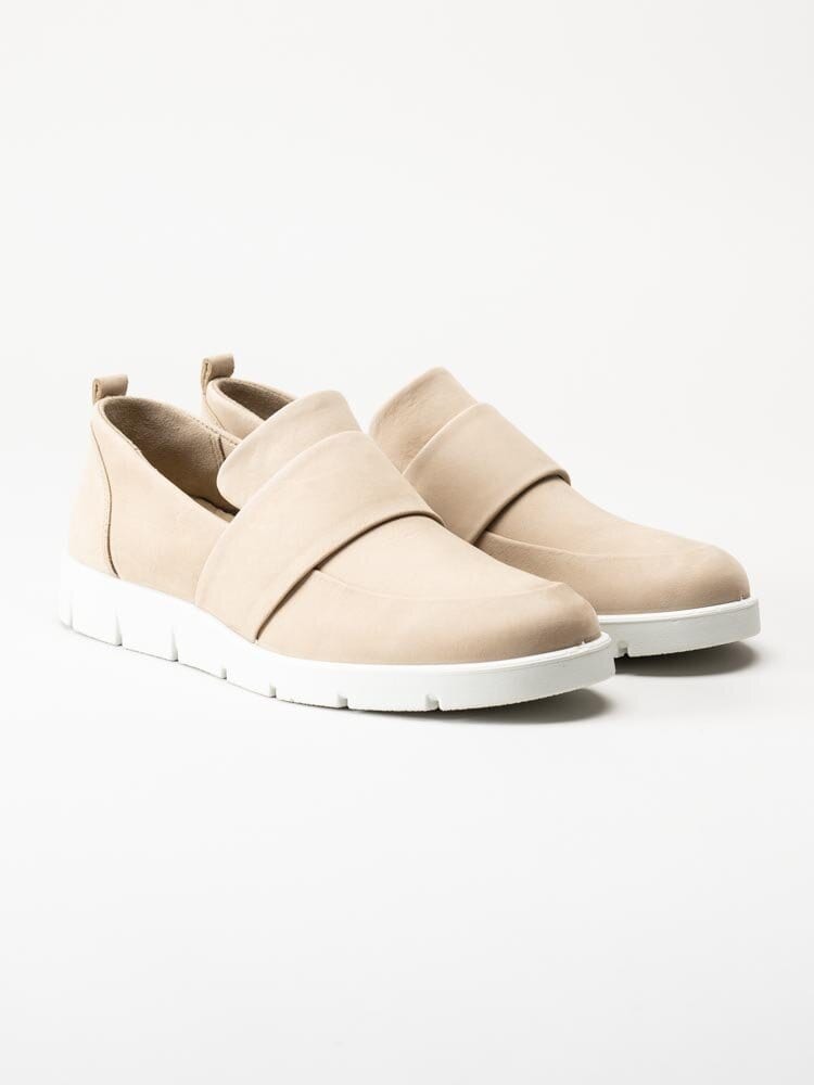 Ecco - Bella - Beige loafers i nubuck