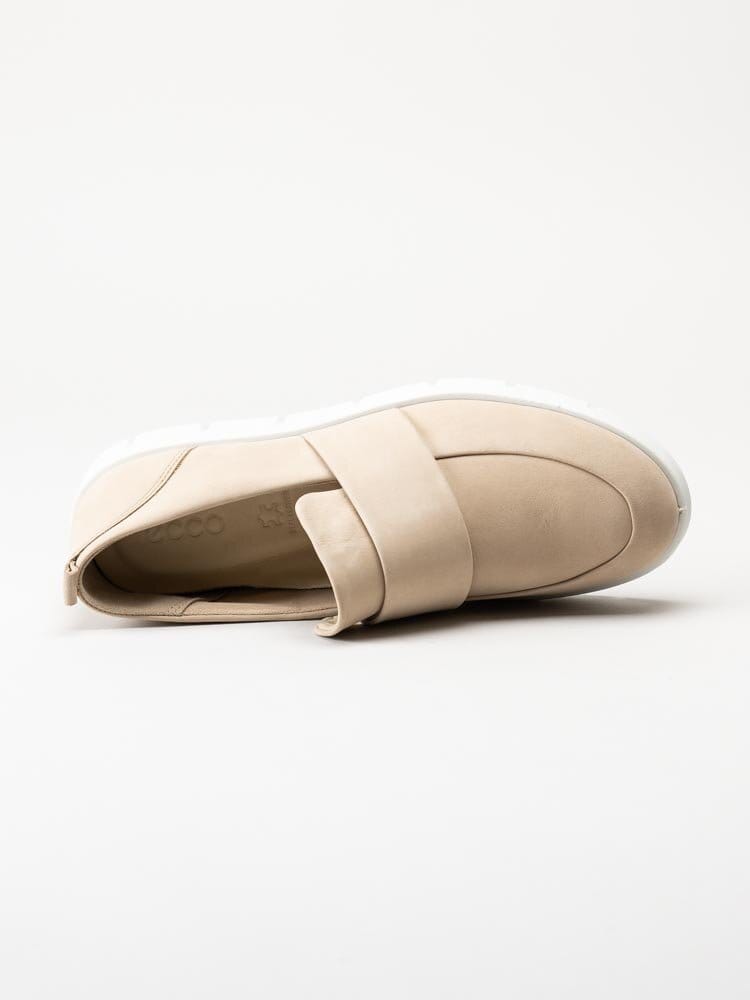 Ecco - Bella - Beige loafers i nubuck