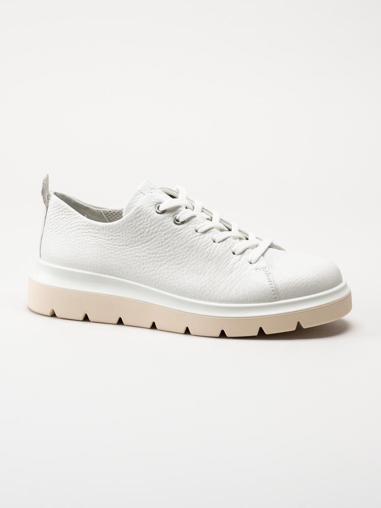 Ecco - Nouvelle - Vita sneakers i skinn