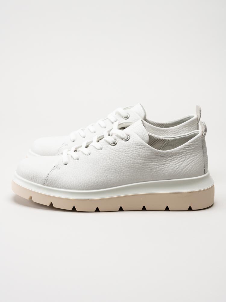 Ecco - Nouvelle - Vita sneakers i skinn