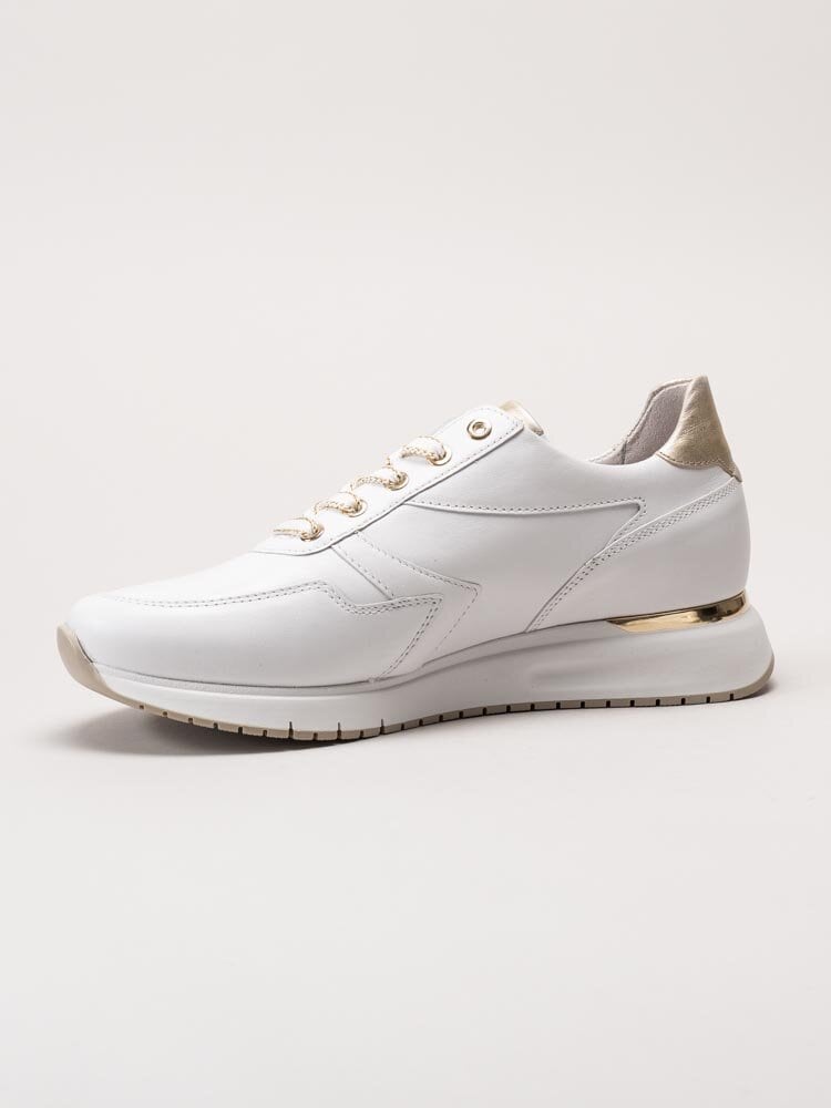 Gabor - Vita sneakers i skinn