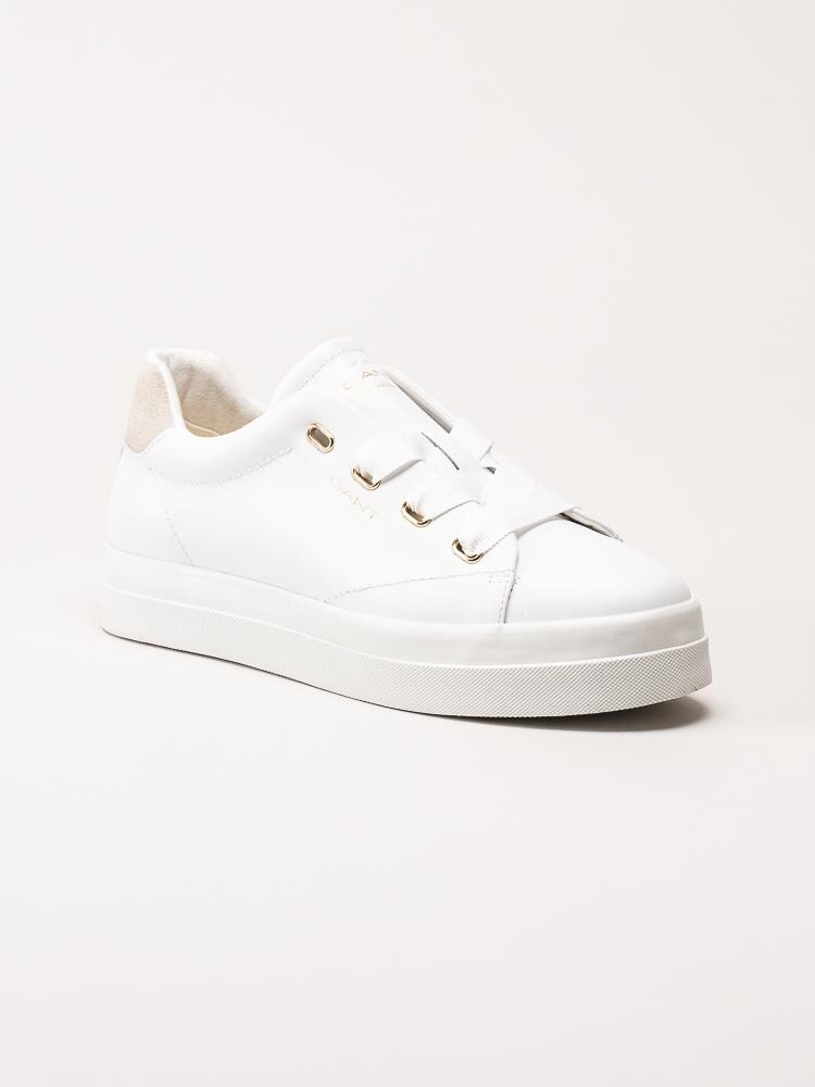 Gant Footwear - Avona - Vita sneakers i skinn