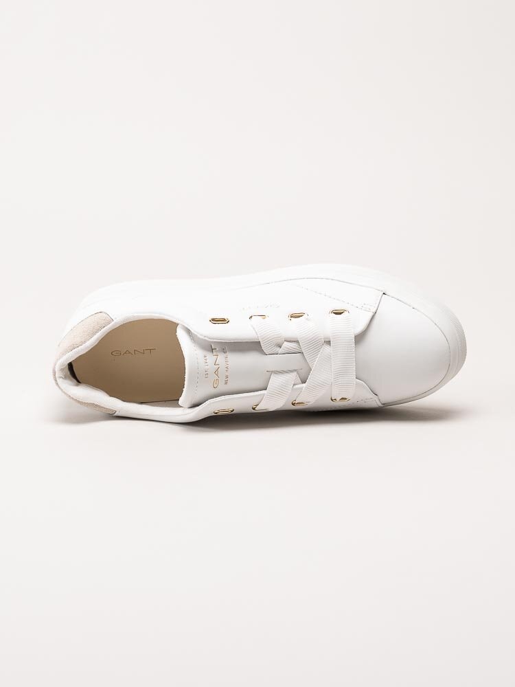Gant Footwear - Avona - Vita sneakers i skinn