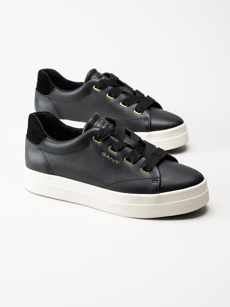 Gant Footwear - Avona - Svarta sneakers i skinn