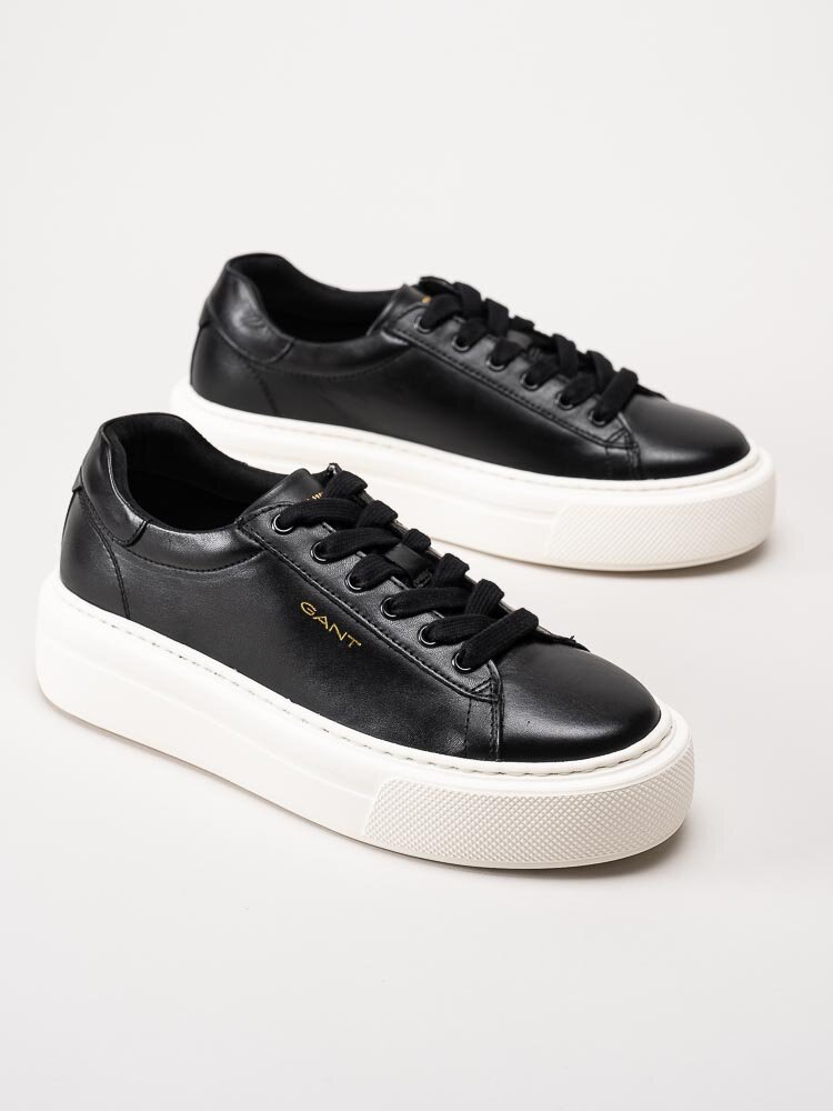 Gant Footwear - Alincy - Svarta chunky sneakers i skinn