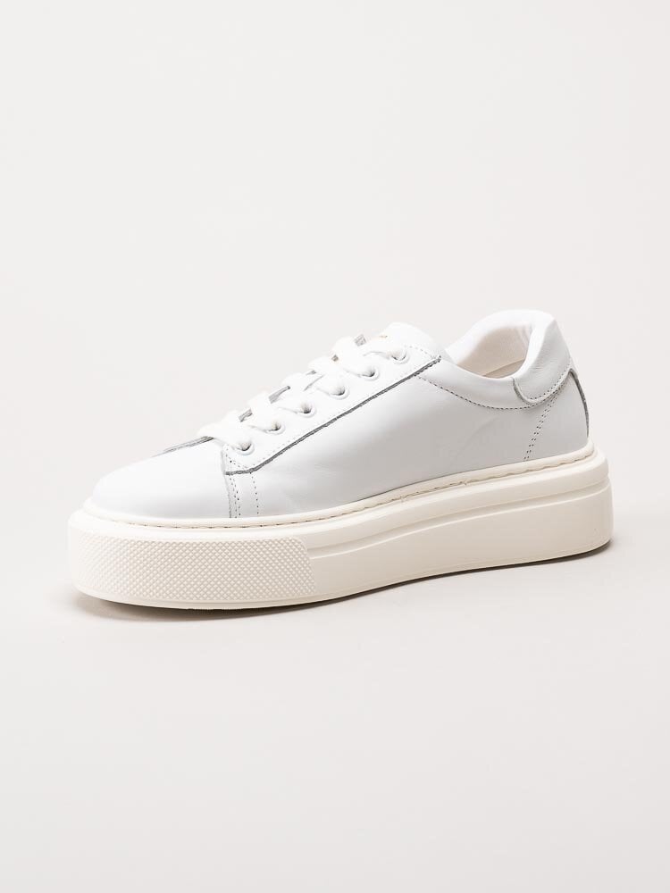 Gant Footwear - Alincy - Vita chunky sneakers i skinn