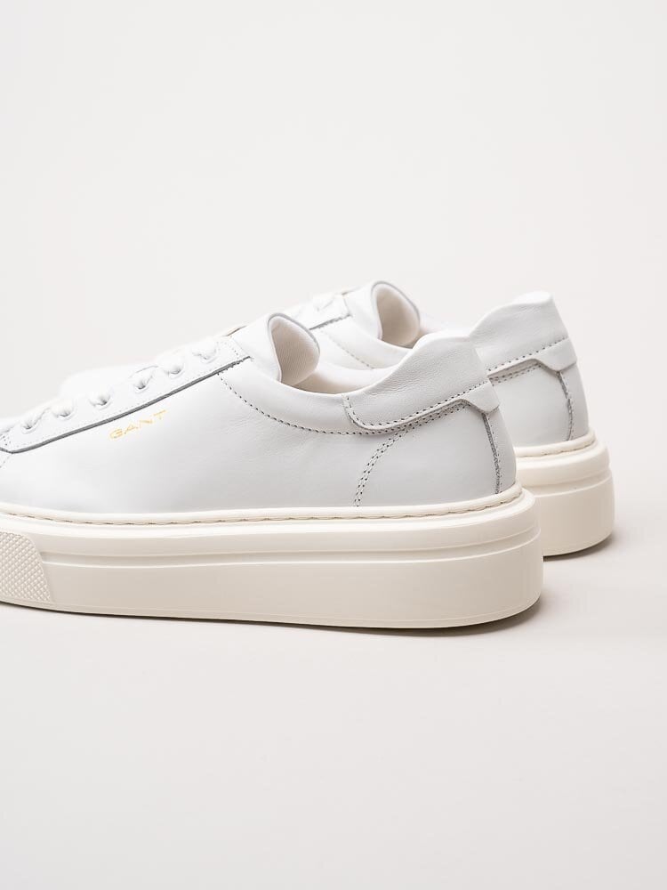 Gant Footwear - Alincy - Vita chunky sneakers i skinn