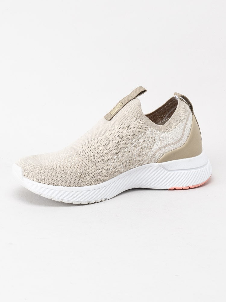 Dasia - Luci - Beige slip on sneakers i textil