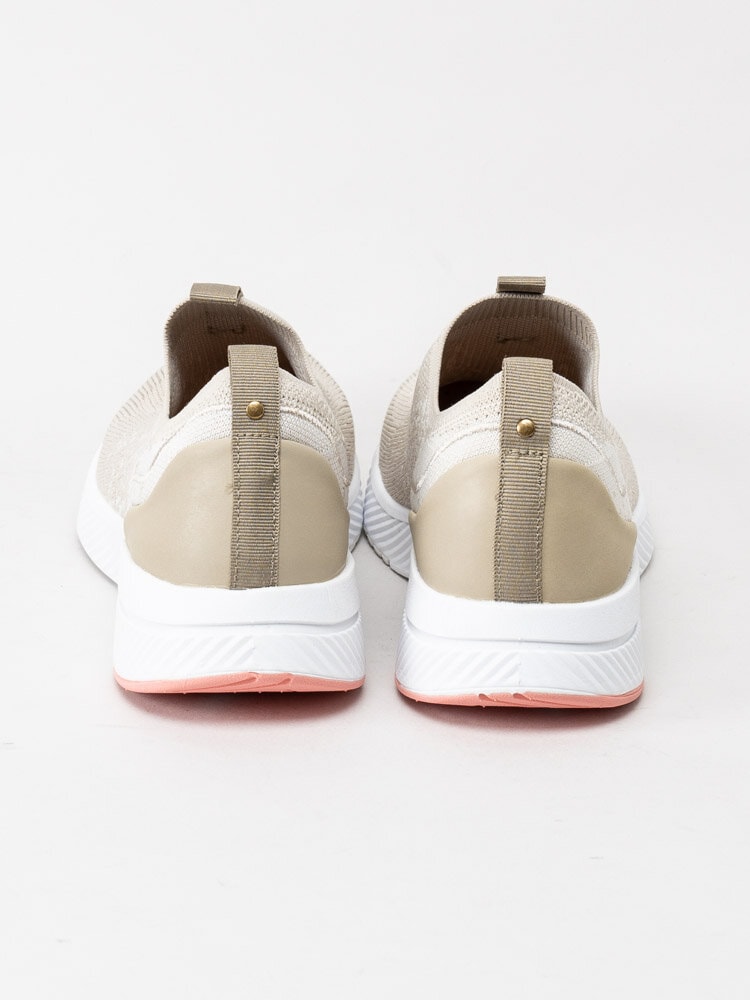 Dasia - Luci - Beige slip on sneakers i textil