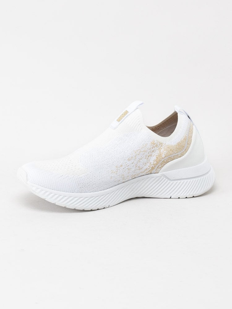 Dasia - Luci - Vita slip on sneakers i textil