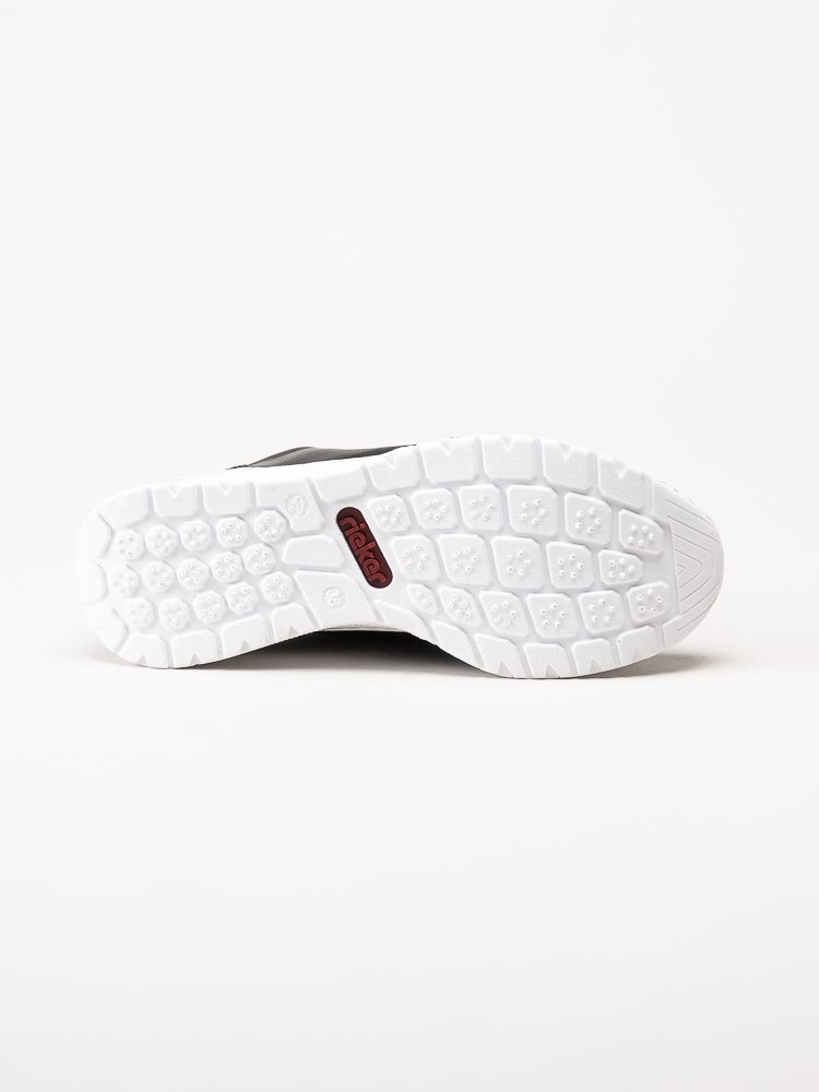 Rieker - Svarta sneakers i skinn