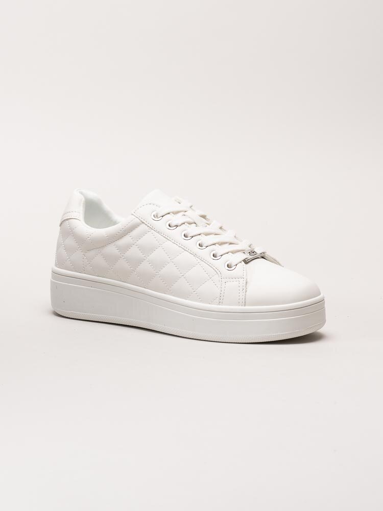 Duffy - Vita quiltade platåsneakers