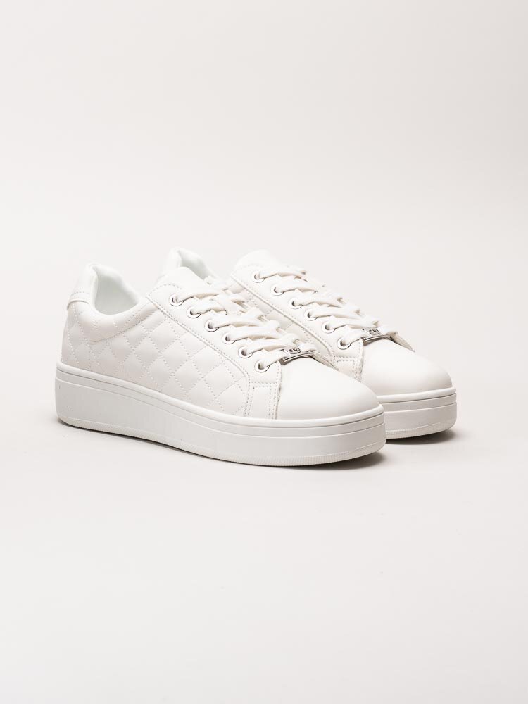 Duffy - Vita quiltade platåsneakers