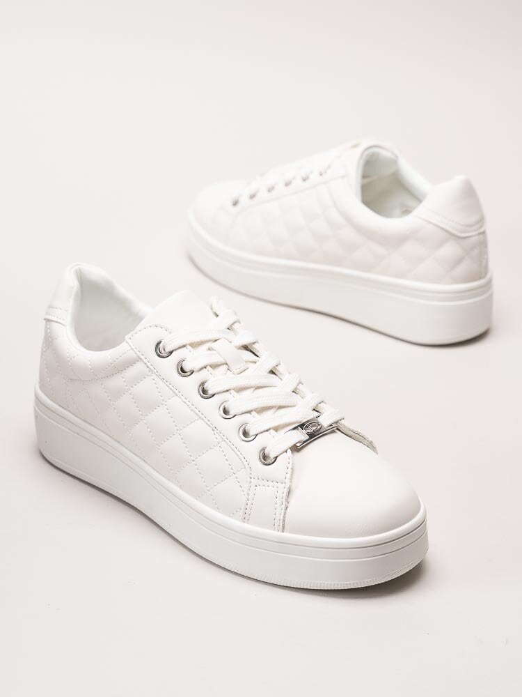 Duffy - Vita quiltade platåsneakers