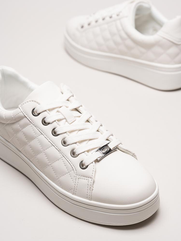 Duffy - Vita quiltade platåsneakers