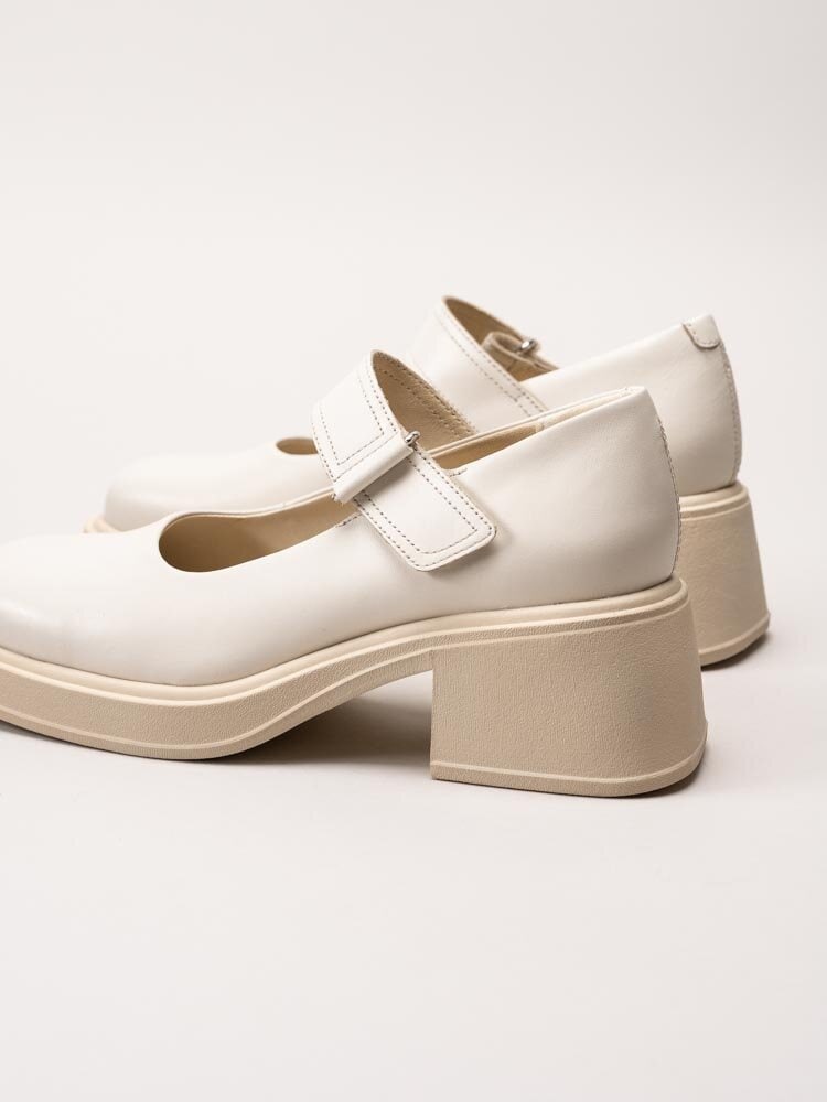 Vagabond - Dorah - Off white Mary Jane skor i skinn