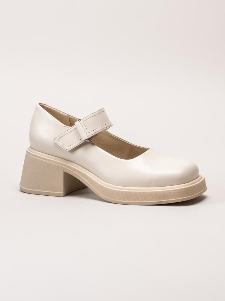 Vagabond - Dorah - Off white Mary Jane skor i skinn