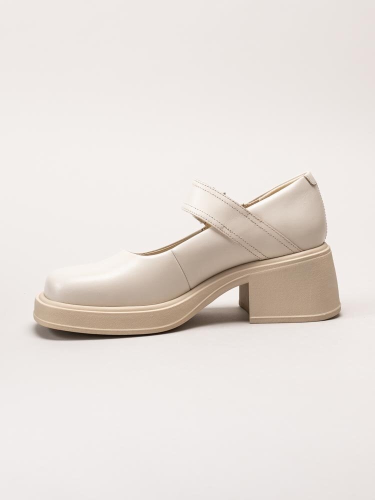 Vagabond - Dorah - Off white Mary Jane skor i skinn