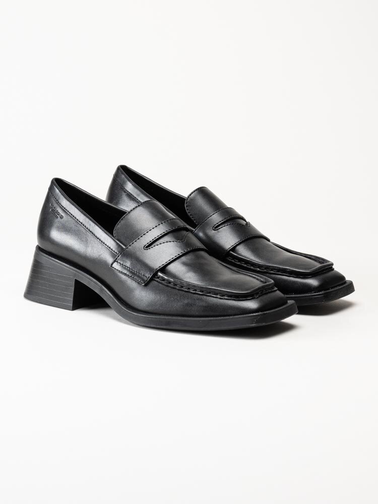 Vagabond - Blanca - Svarta loafers i skinn