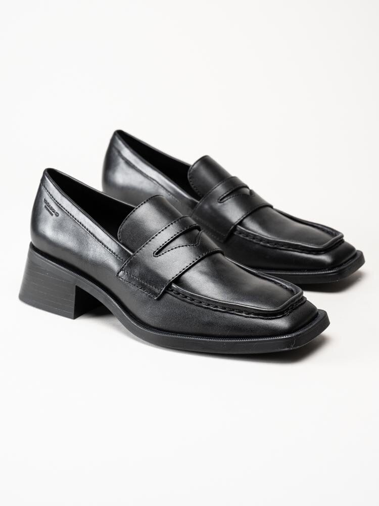 Vagabond - Blanca - Svarta loafers i skinn