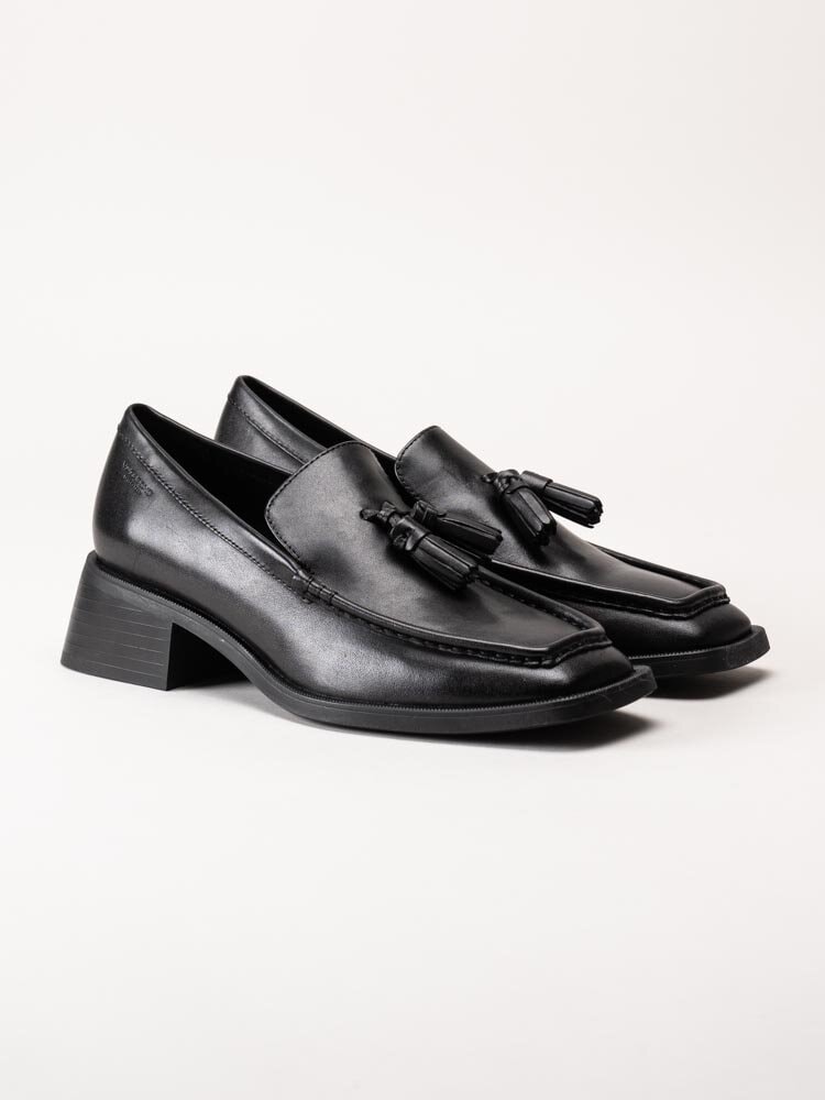 Vagabond - Blanca - Svarta loafers med tofsar