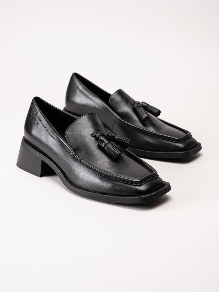 Vagabond - Blanca - Svarta loafers med tofsar