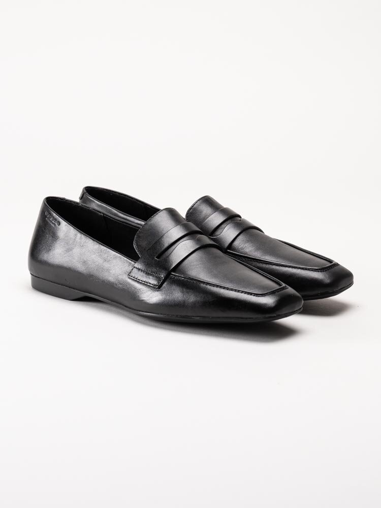 Vagabond - Delia - Svarta loafers i skinn