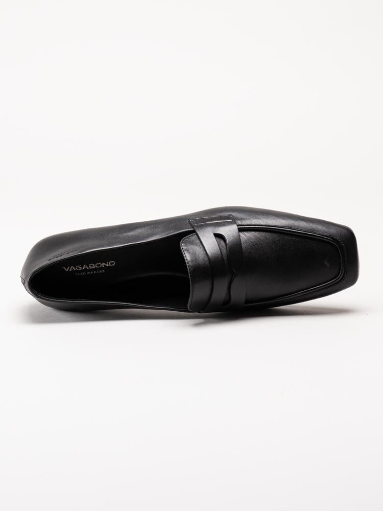 Vagabond - Delia - Svarta loafers i skinn