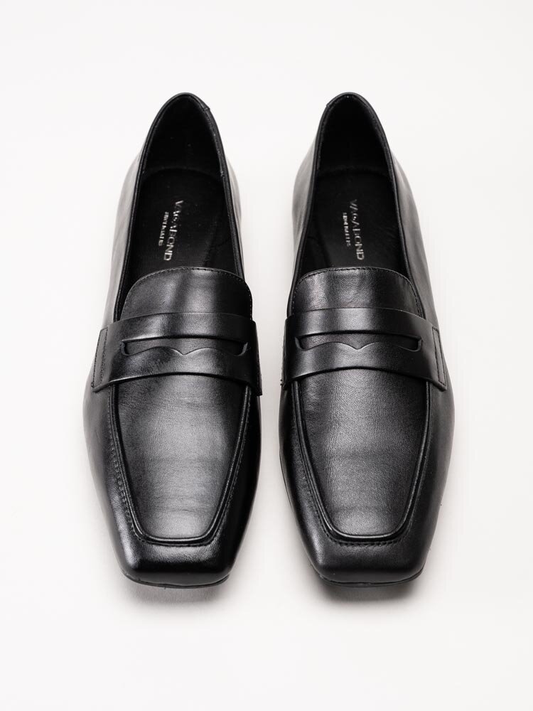 Vagabond - Delia - Svarta loafers i skinn