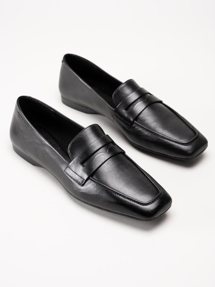 Vagabond - Delia - Svarta loafers i skinn