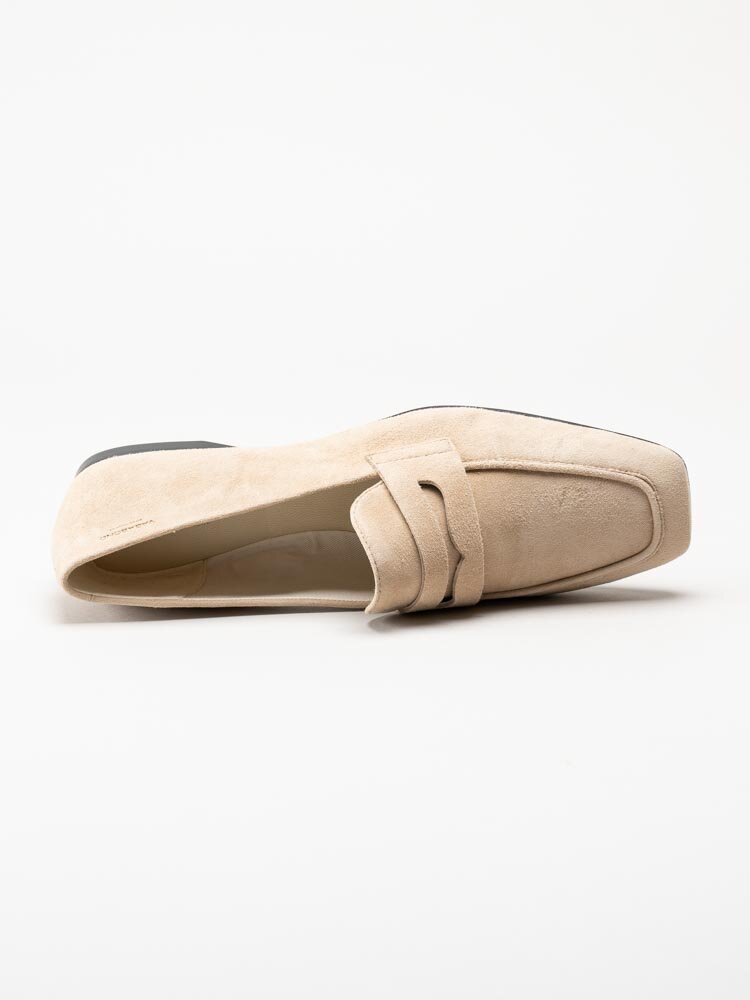 Vagabond - Delia - Beige loafers i mocka