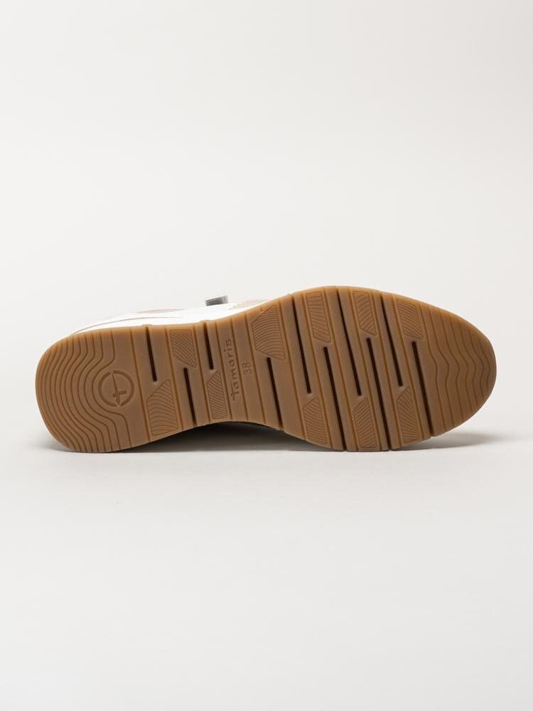 Tamaris - Vita kilklackade sneakers