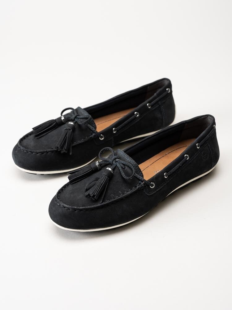 Tamaris - Mörkblå loafers i loafers