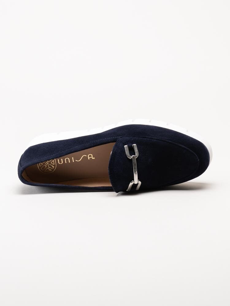 Unisa - Famo_23_KS - Mörkblå loafers i mocka