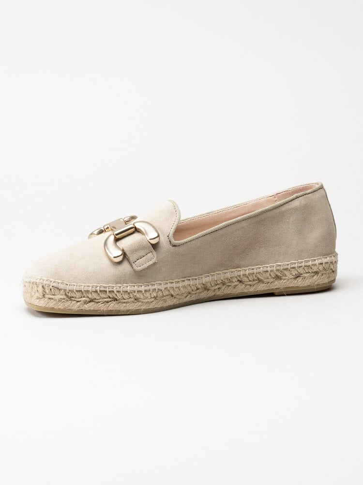 Philip Hog - Denise - Beige espadrillos i mocka