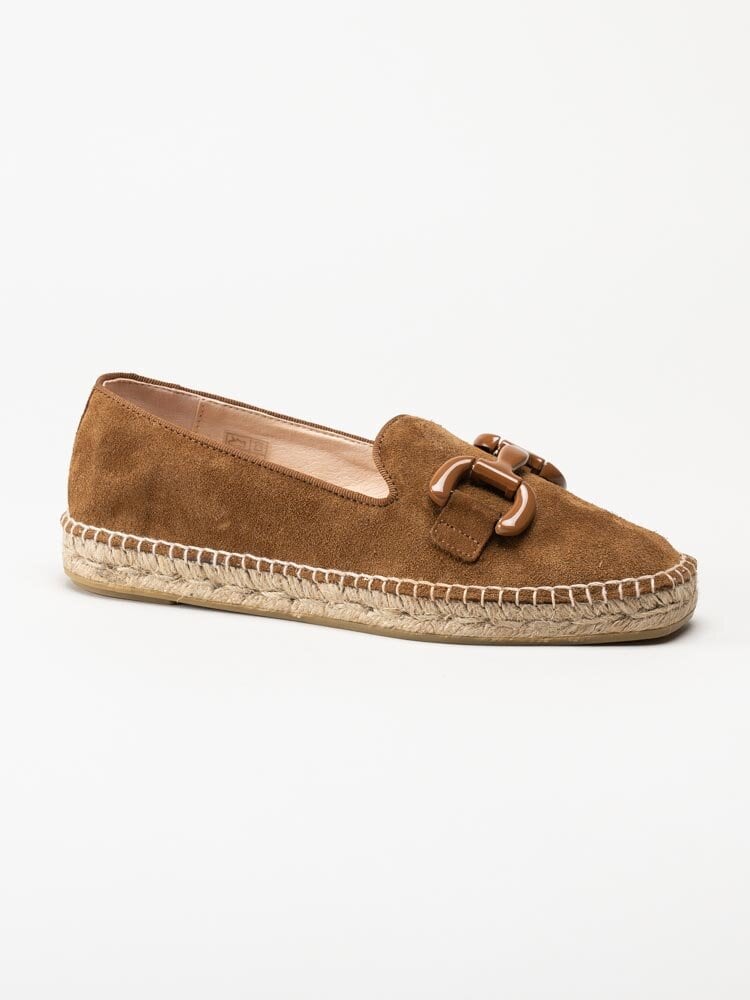 Philip Hog - Denise - Bruna espadrillos i mocka