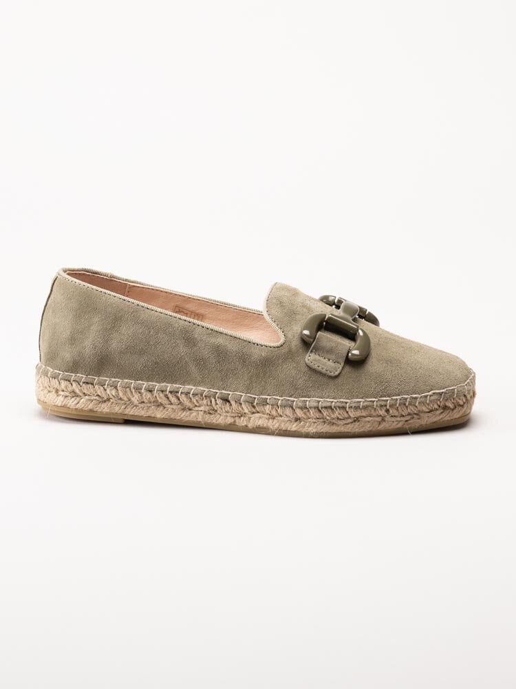 Philip Hog - Denise - Gröna espadrillos i mocka