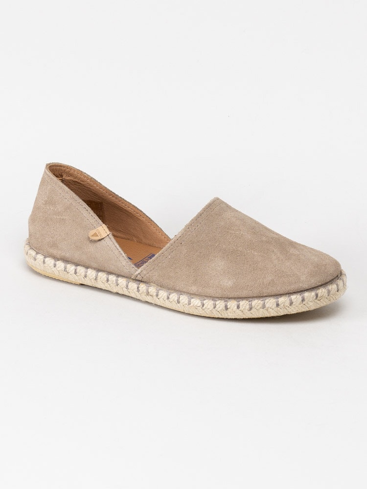 Verbenas - Carmen - Beige espadrillos i mocka