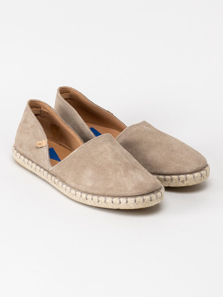 Verbenas - Carmen - Beige espadrillos i mocka