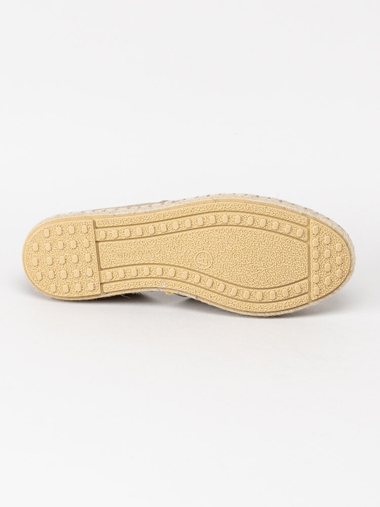 Verbenas - Carmen - Beige espadrillos i mocka