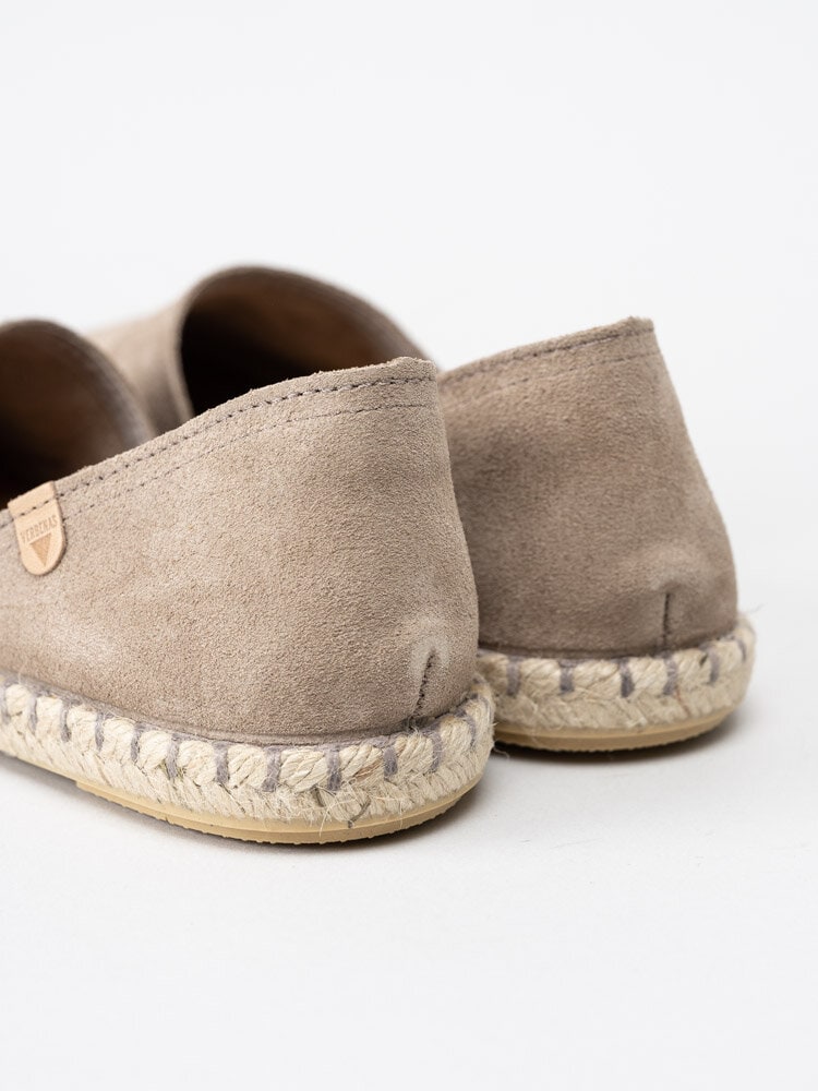 Verbenas - Carmen - Beige espadrillos i mocka