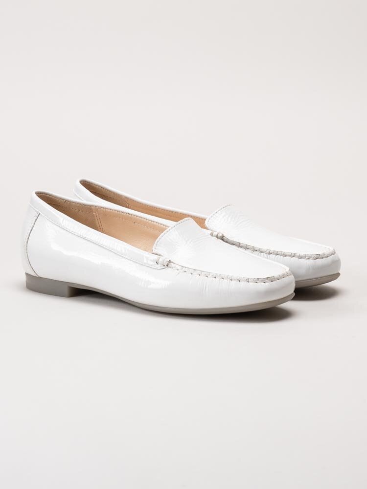 Sioux - Zalla - Vita loafers i skinn