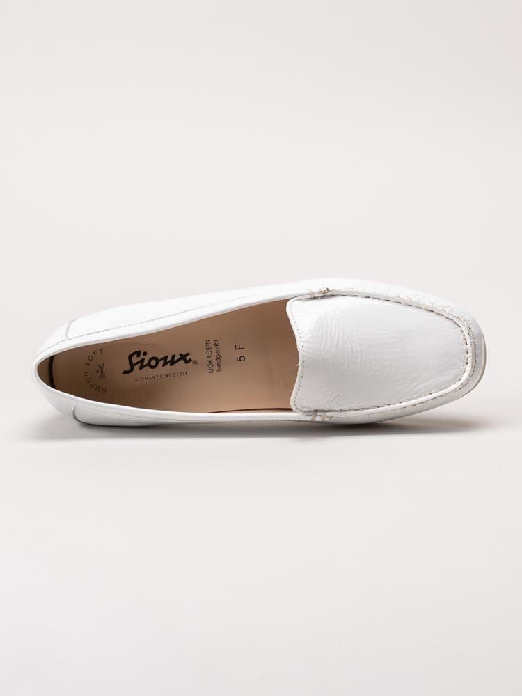 Sioux - Zalla - Vita loafers i skinn