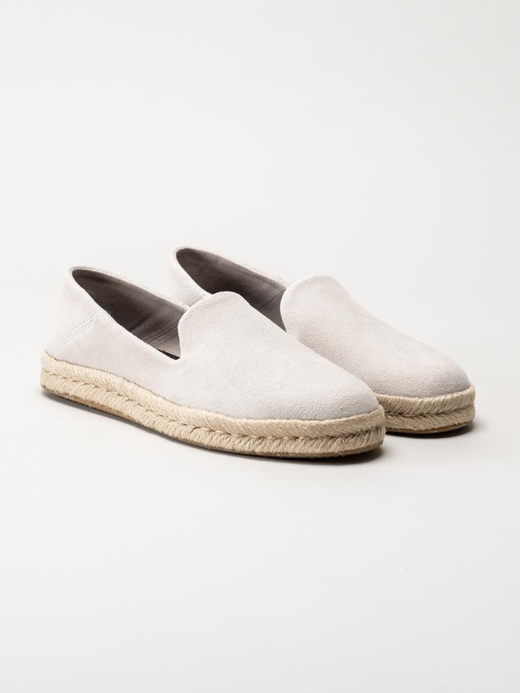 Toms - Santiago - Off white espadrillos i mocka