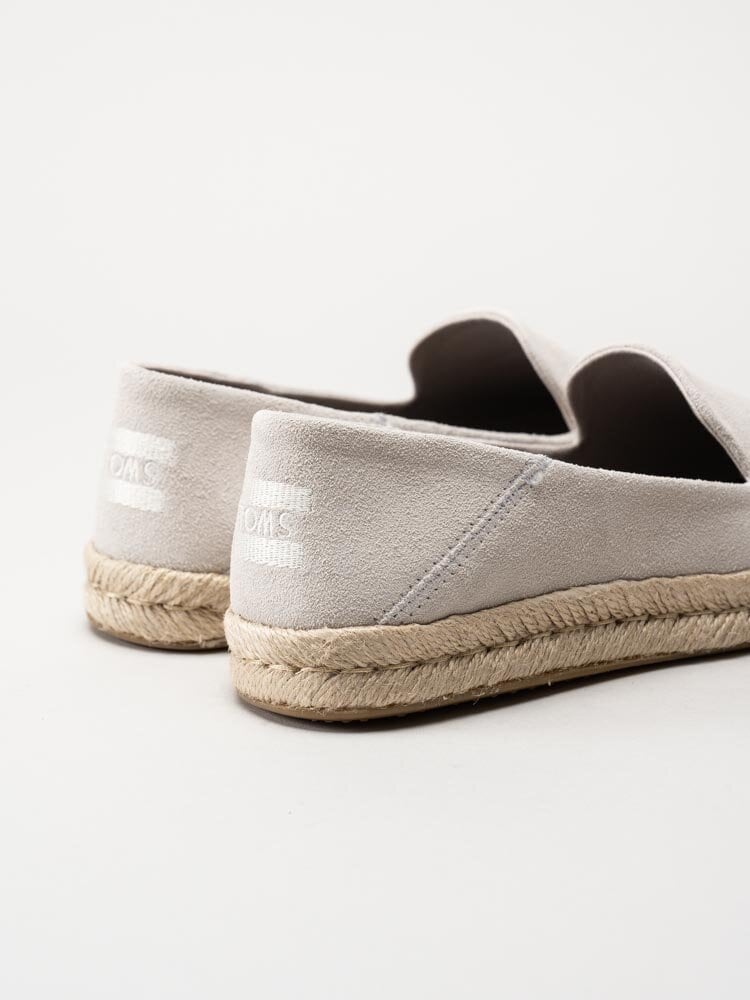 Toms - Santiago - Off white espadrillos i mocka