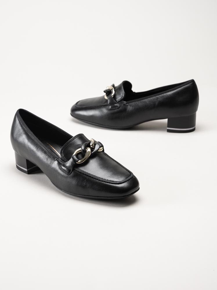 Ara - Graz - Highsoft - Svarta pumps i skinn